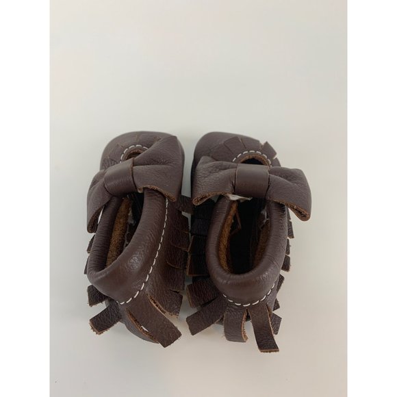 Baby Moccasins Soft Leather - Picture 3 of 4